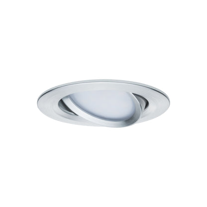 Paulmann EBL Set Nova rund schwenkbar LED 3x6,5W 2700K 230V GU10 51mm Alu ged/Alu