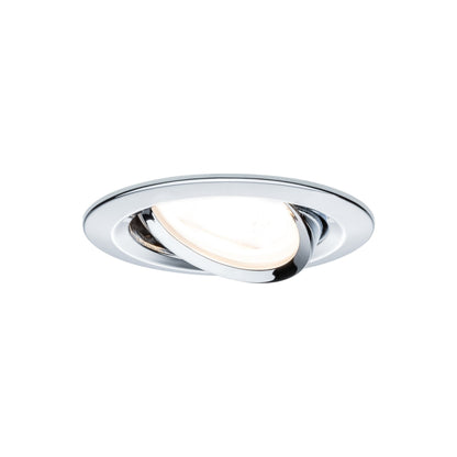 Paulmann EBL Set Nova rund schwenkbar LED 3x6,5W 2700K 230V GU10 51mm Chrom/Alu