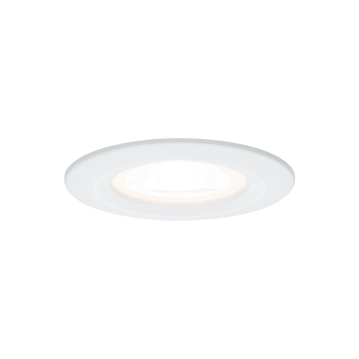 Paulmann EBL Set Nova rund starr LED IP44 3x6,5W 2700K 230V GU10 51mm Weiß matt/Alu