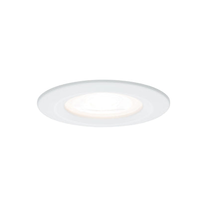 Paulmann EBL Set Nova rund starr LED IP44 3x6,5W 2700K 230V GU10 51mm Weiß matt/Alu