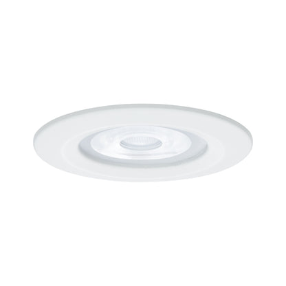 Paulmann EBL Set Nova rund starr LED IP44 3x6,5W 2700K 230V GU10 51mm Weiß matt/Alu