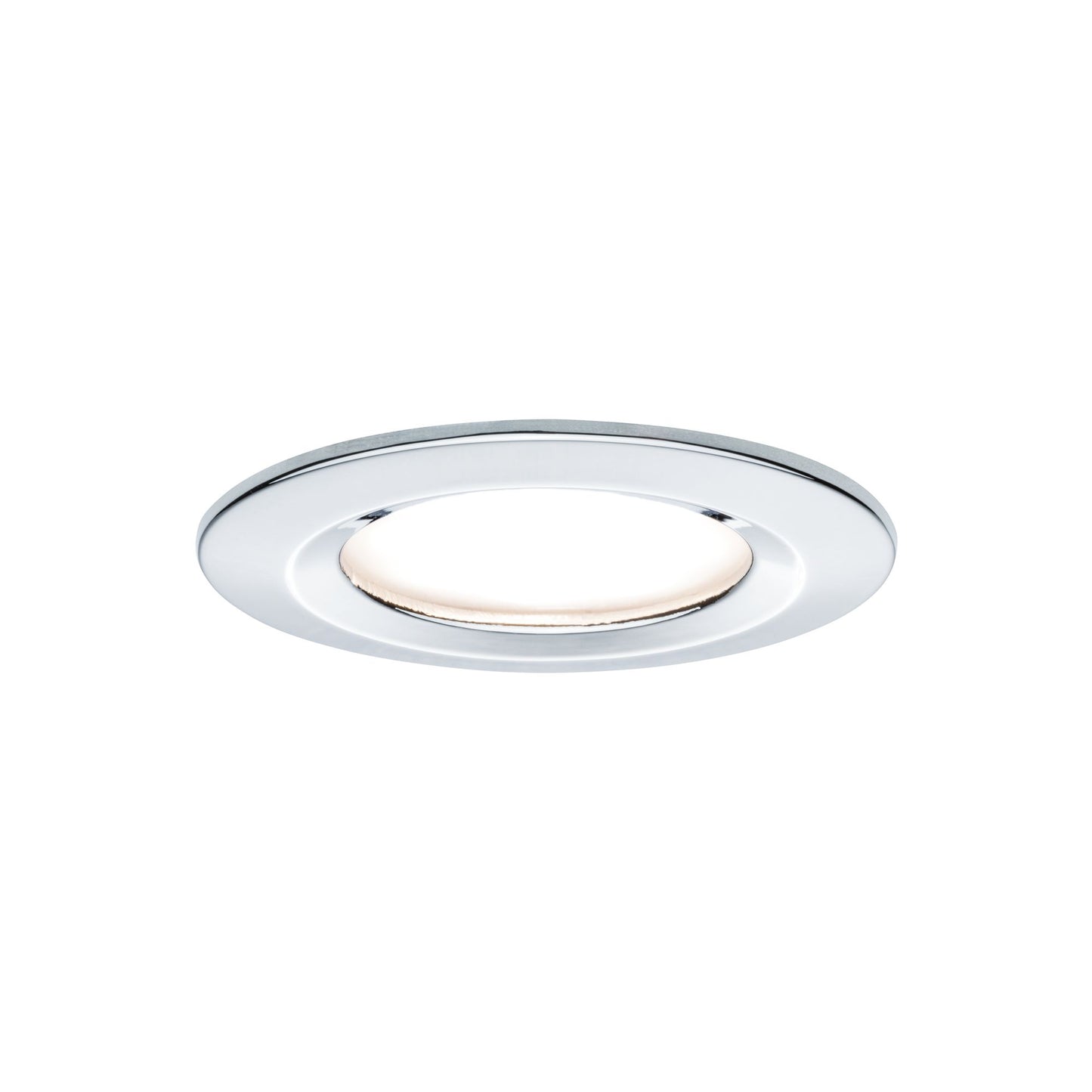 Paulmann EBL Set Nova rund starr LED IP44 3x6,5W 2700K 230V GU10 51mm Chrom/Alu