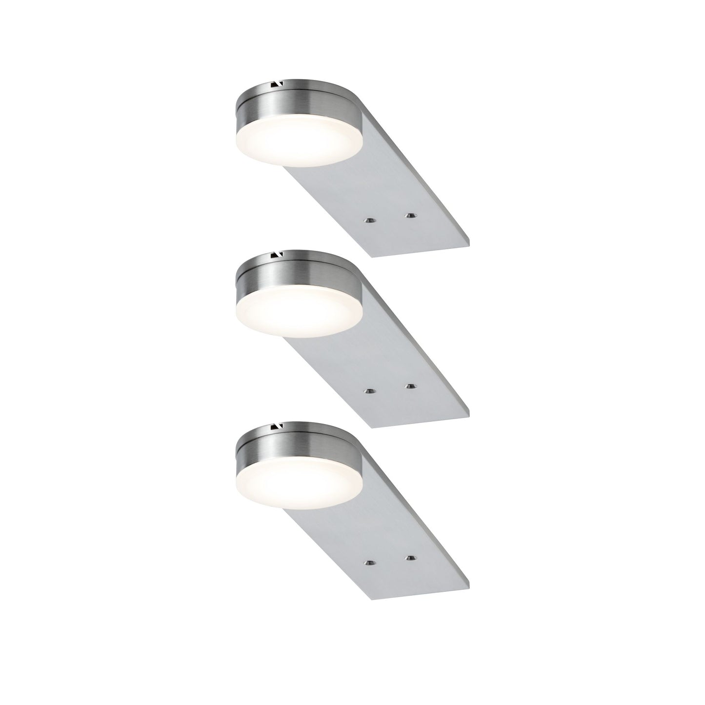 Paulmann Möbel ABL Set Setup lang rund LED 3x3W 15VA 230V/350mA 200x50mm Eis.g/Met.Acr
