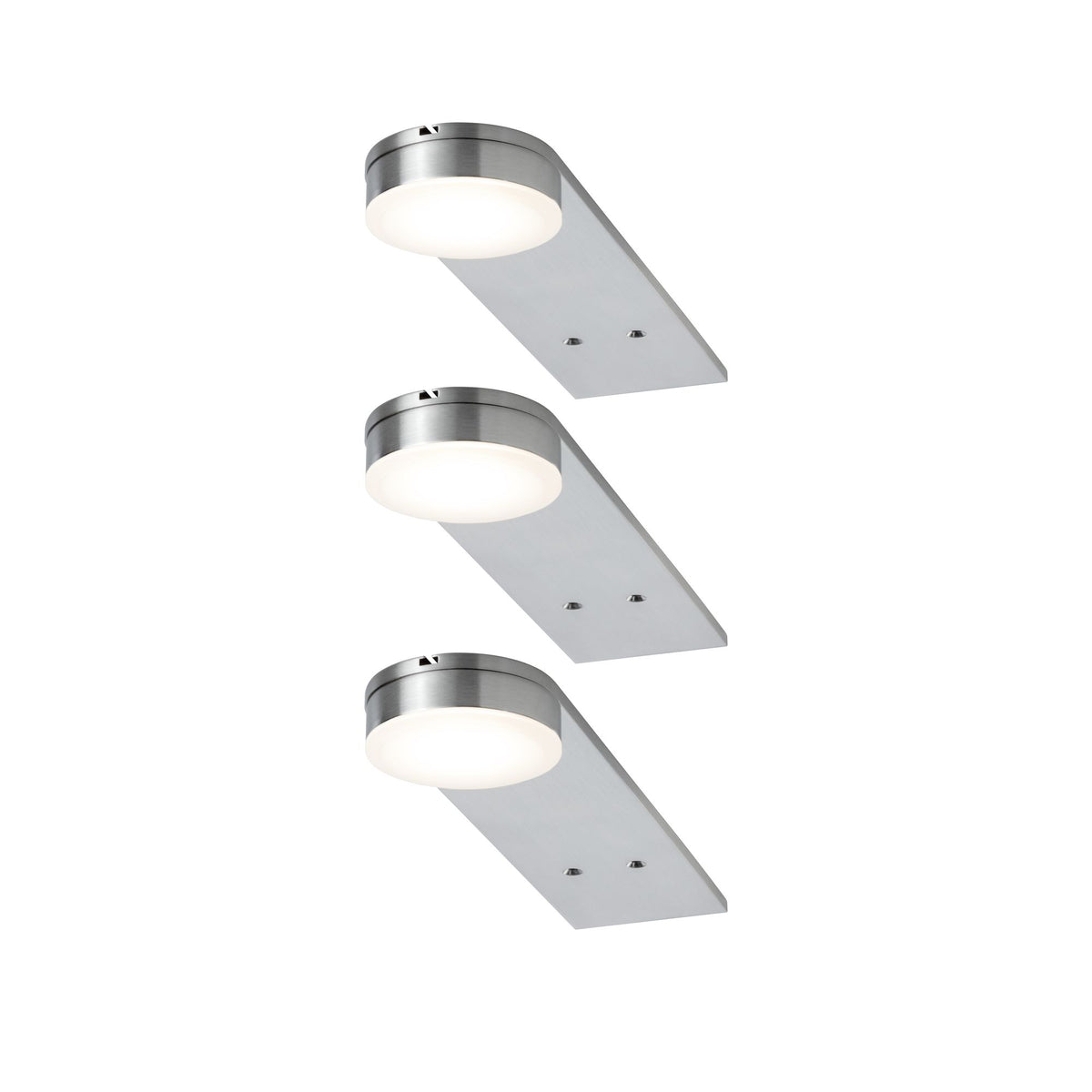 Paulmann Möbel ABL Set Setup lang rund LED 3x3W 15VA 230V/350mA 200x50mm Eis.g/Met.Acr