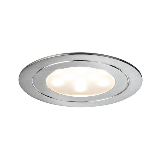Paulmann Möbel EBL Set Circuit LED rund 3x5,6W 18VA 230V/350mA 85mm Eisen geb./Met.