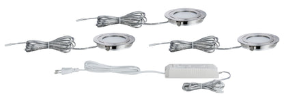 Paulmann Möbel EBL Set Circuit LED rund 3x5,6W 18VA 230V/350mA 85mm Eisen geb./Met.