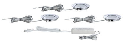 Paulmann Möbel EBL Set Circuit LED rund 3x5,6W 18VA 230V/350mA 85mm Chrom/Metall