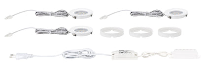Paulmann Möbel ABL Set Platy LED 3x2W 7,5VA 230V/700mA Weiß matt/ Kunststoff
