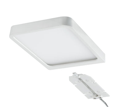 Paulmann Möbel ABL Set Vane eckig LED 2x8W 15VA 230/12V 105x140mm Weiß matt/Alu