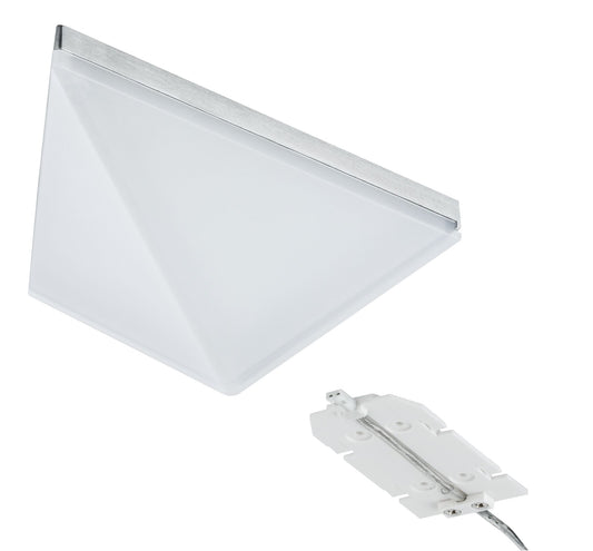 Paulmann Möbel ABL Set Kite dreieckig LED 2x6,2W 15VA 230/12V 149x143mm Alu gebürstet/Alu