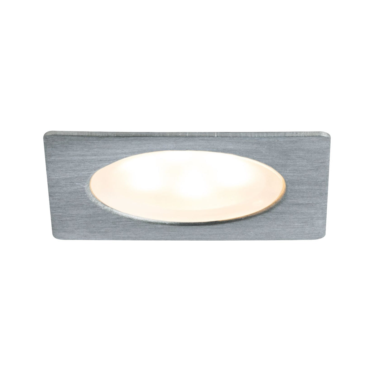 Paulmann Möbel EBL Set Mini eckig LED 5x0,4W 2700K 3,6VA 230/12V35x35mm Eisen geb/Met