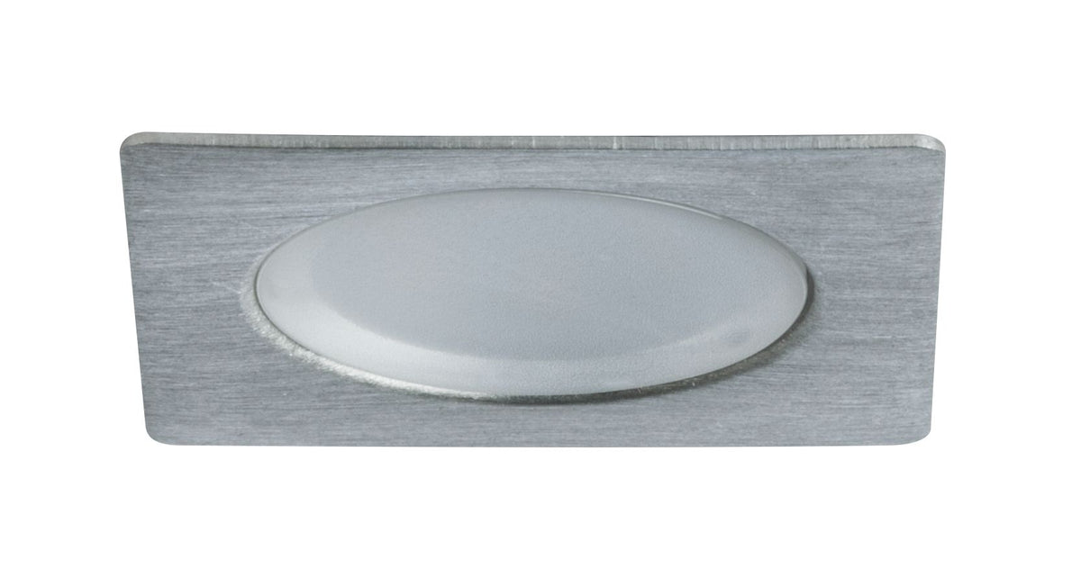 Paulmann Möbel EBL Set Mini eckig LED 5x0,4W 2700K 3,6VA 230/12V35x35mm Eisen geb/Met