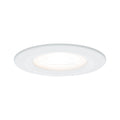 Paulmann Premium EBL Set Nova rund dim LED 1x7W 230V GU10 51mm Weiß matt/Alu Zink