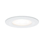 Paulmann Premium EBL Set Nova rund dim LED 1x7W 230V GU10 51mm Weiß matt/Alu Zink
