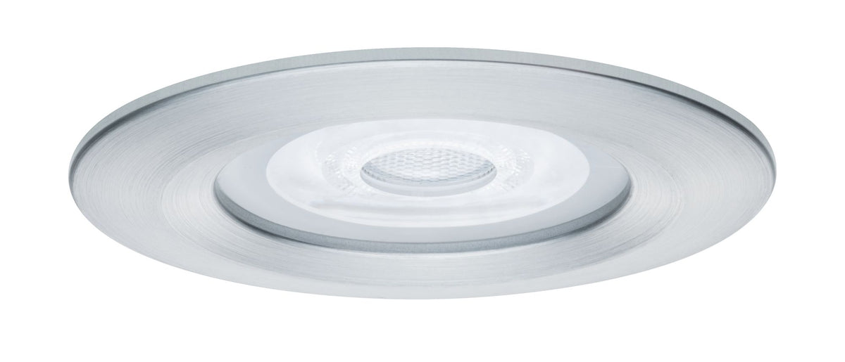 Paulmann Premium EBL Set Nova rund dim LED 1x7W 230V GU10 51mm Alu gedreht/Alu Zink