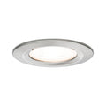 Paulmann Premium EBL Set Nova rund dim LED 1x7W 230V GU10 51mm Eisen geb./Alu Zink