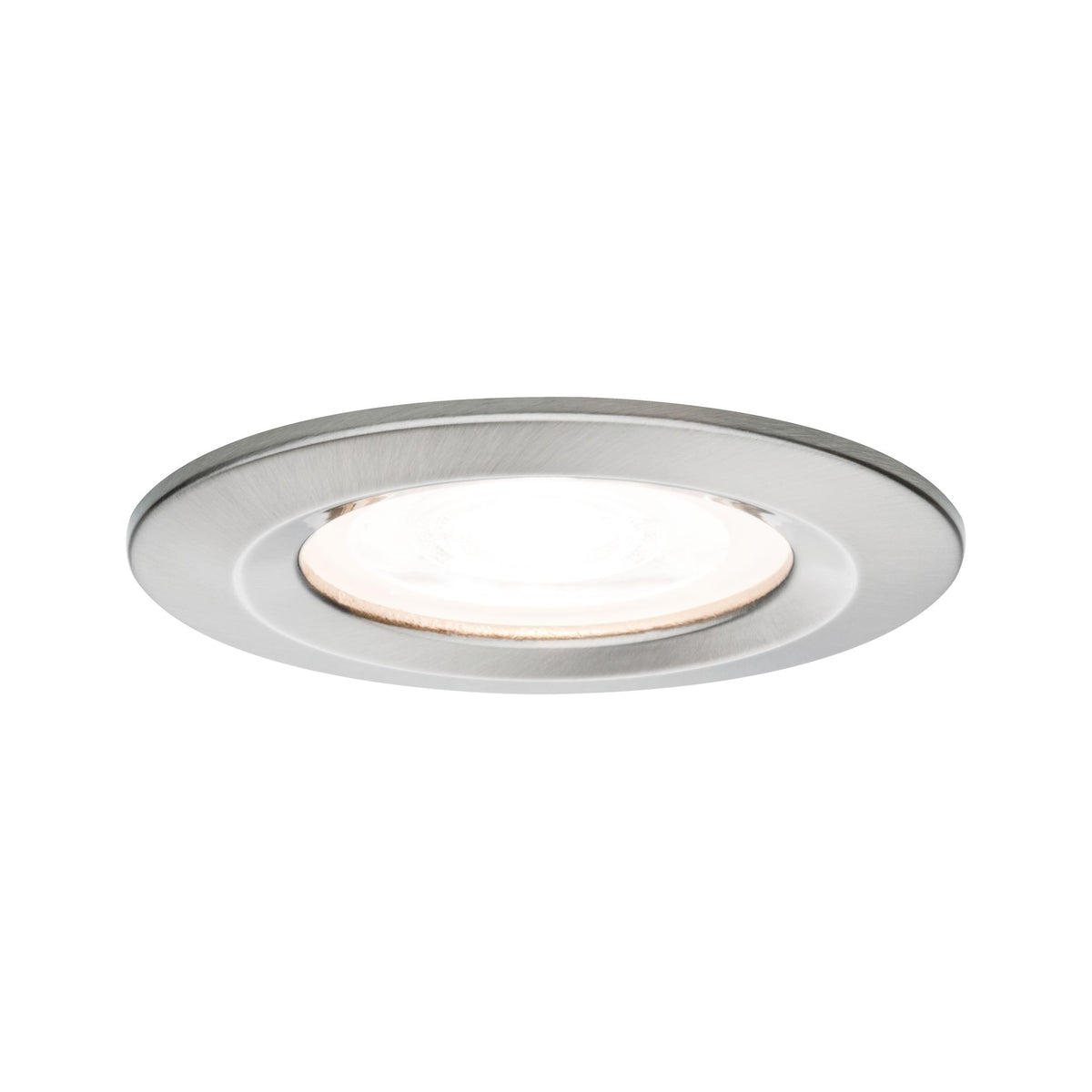 Paulmann Premium EBL Set Nova rund dim LED 1x7W 230V GU10 51mm Eisen geb./Alu Zink