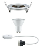 Paulmann Premium EBL Set Nova rund dim LED 1x7W 230V GU10 51mm Eisen geb./Alu Zink