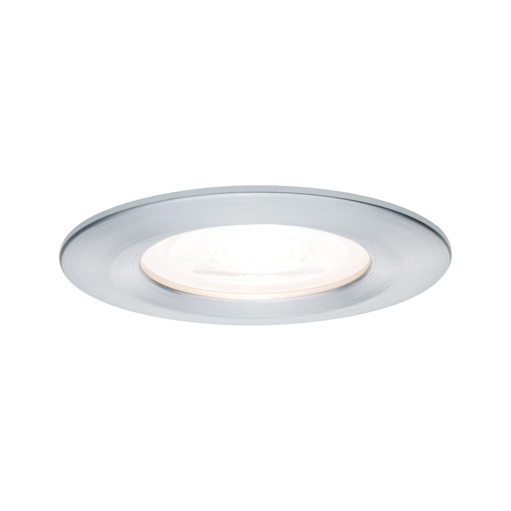 Paulmann Premium EBL Set Nova rund dim LED 3x7W 230V GU10 51mm Alu gedreht/Alu Zink