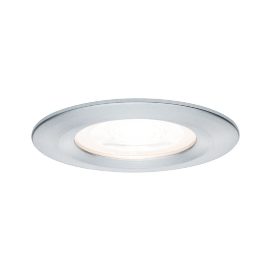 Paulmann Premium EBL Set Nova rund dim LED 3x7W 230V GU10 51mm Alu gedreht/Alu Zink