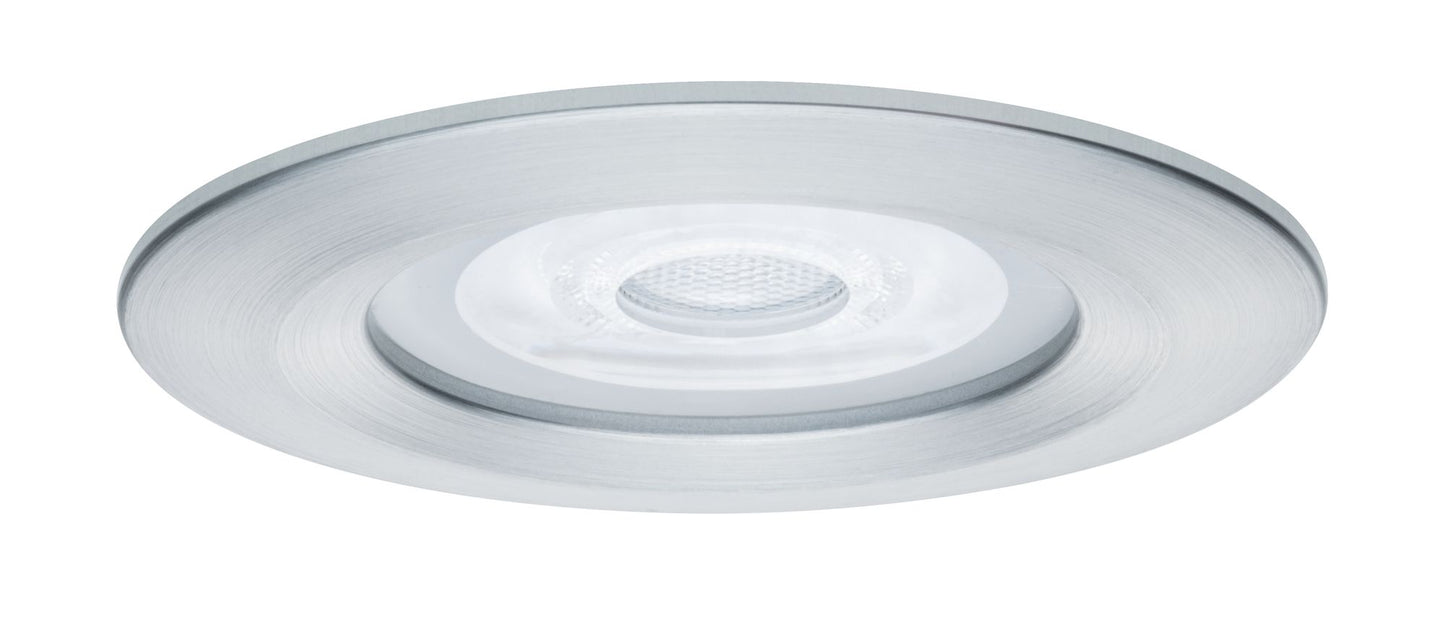 Paulmann Premium EBL Set Nova rund dim LED 3x7W 230V GU10 51mm Alu gedreht/Alu Zink
