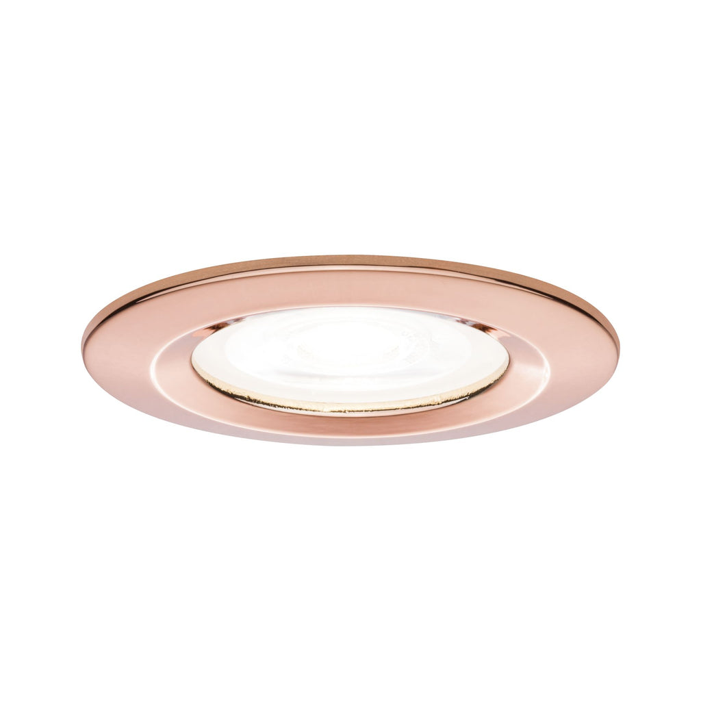 Paulmann Premium EBL Set Nova rund dim LED 3x7W 230V GU10 51mm Rosegold/Alu Zink
