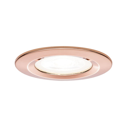 Paulmann Premium EBL Set Nova rund dim LED 3x7W 230V GU10 51mm Rosegold/Alu Zink