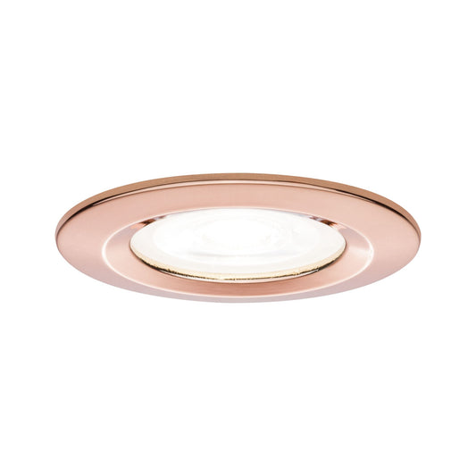Paulmann Premium EBL Set Nova rund dim LED 3x7W 230V GU10 51mm Rosegold/Alu Zink