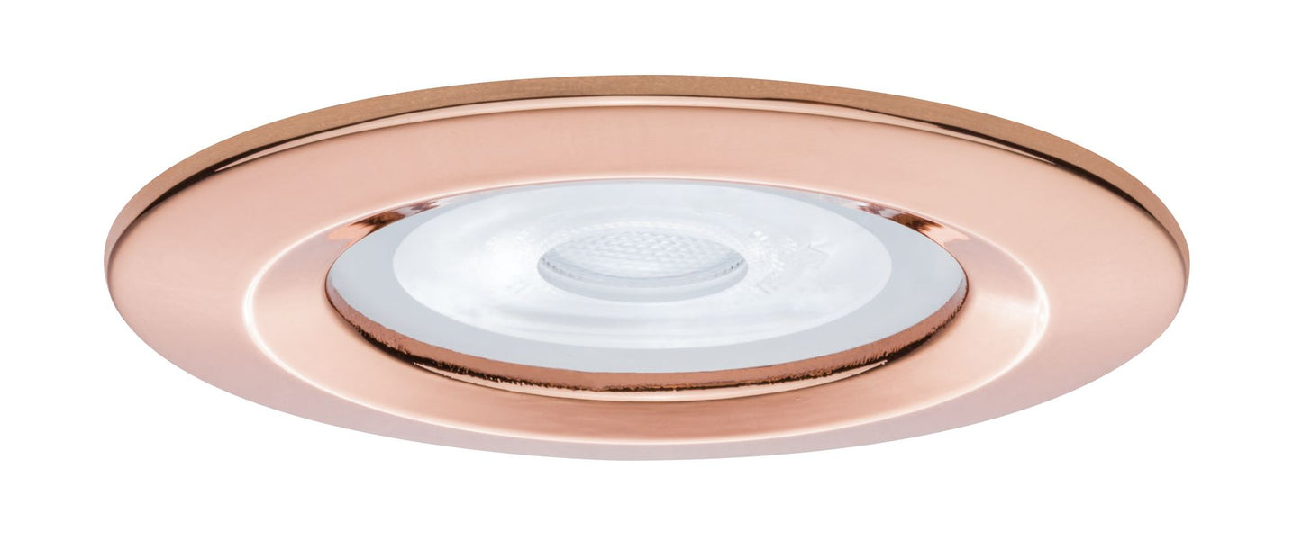 Paulmann Premium EBL Set Nova rund dim LED 3x7W 230V GU10 51mm Rosegold/Alu Zink