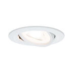 Paulmann Premium EBL Set Nova rund schwb dim LED 1x7W 230V GU10 51mm Weiß matt/Alu Zink