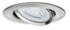 Paulmann Premium EBL Set Nova rund schwb dim LED 1x7W 230V GU10 51mm Eisen geb./Alu Zk