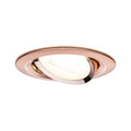 Paulmann Premium EBL Set Nova rund schwb dim LED 1x7W 230V GU10 51mm Rosegold/Alu Zink