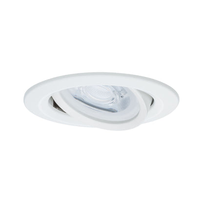 Paulmann Premium EBL Set Nova rund schwb dim LED 3x7W 230V GU10 51mm Weiß matt/Alu Zink