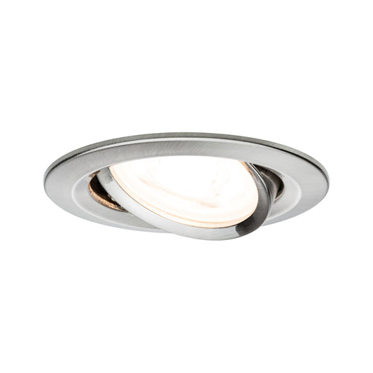 Paulmann Premium EBL Set Nova rund schwb dim LED 3x7W 230V GU10 51mm Eisen geb/Alu Zink