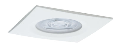 Paulmann Premium EBL Set Nova eckig dim LED 1x7W 230V GU10 51mm Weiß matt/Alu Zink