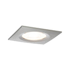 Paulmann Premium EBL Set Nova eckig dim LED 1x7W 230V GU10 51mm Eisen geb./Alu Zink