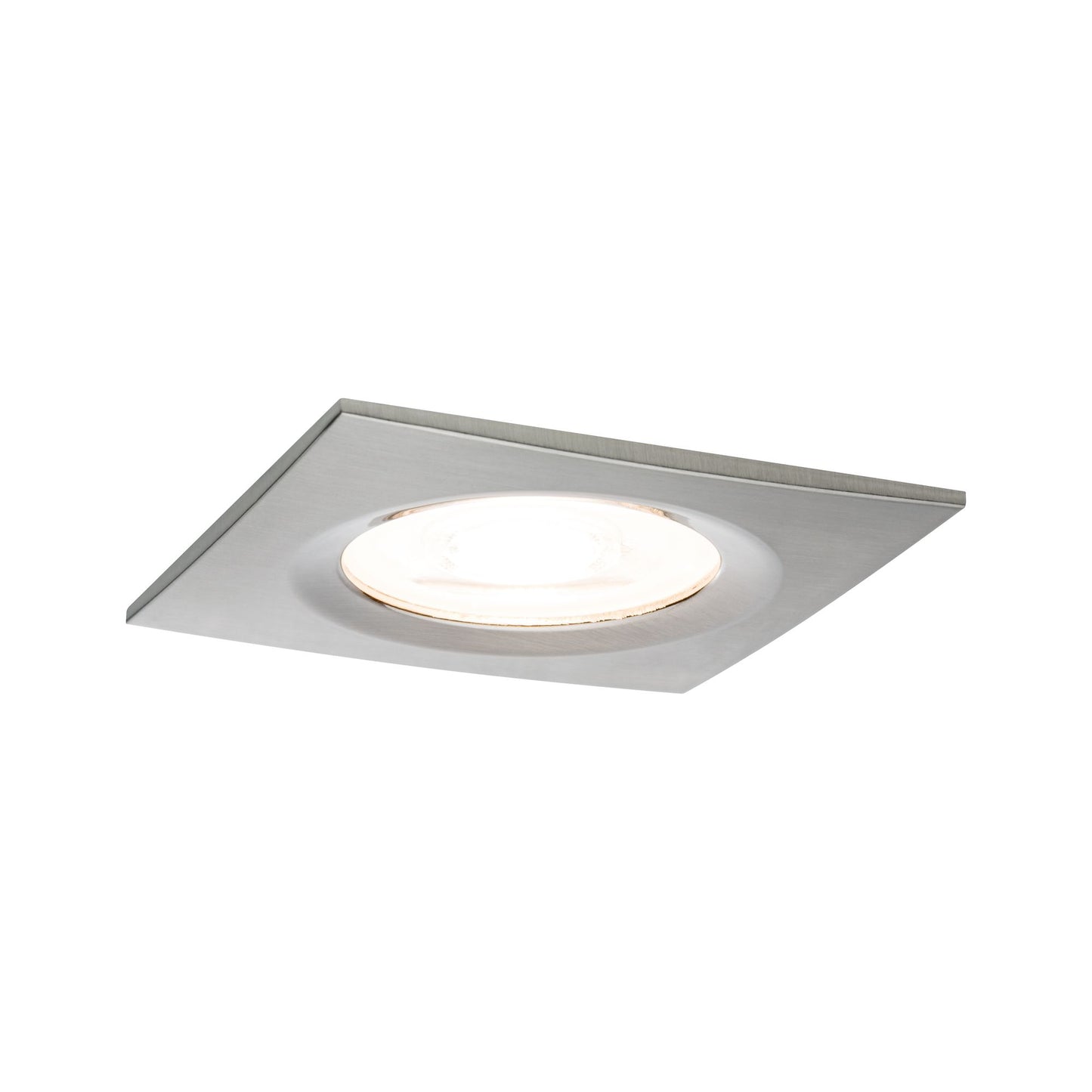 Paulmann Premium EBL Set Nova eckig dim LED 1x7W 230V GU10 51mm Eisen geb./Alu Zink