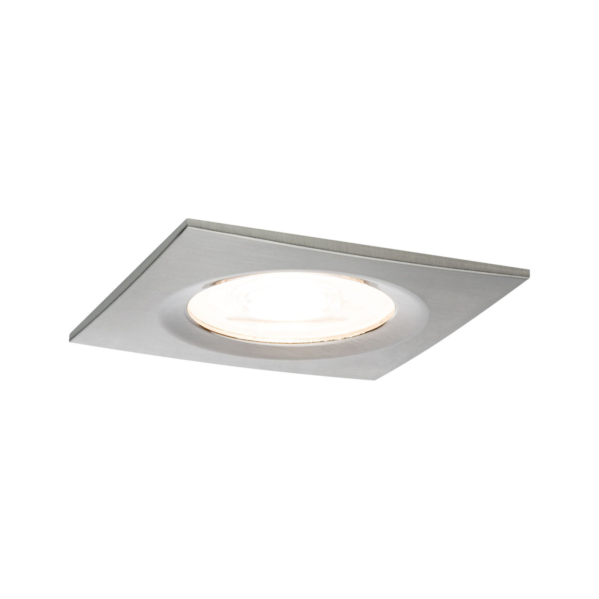 Paulmann Premium EBL Set Nova eckig dim LED 1x7W 230V GU10 51mm Eisen geb./Alu Zink