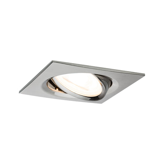 Paulmann Premium EBL Set Nova eckig schwb dim LED 3x7W 230V GU10 51mm Eisen geb/Alu Zi