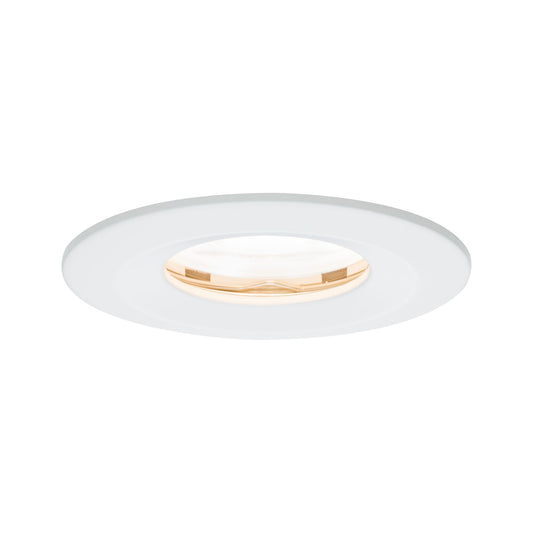 Paulmann Premium EBL Set Nova rund dim LED IP65 1x7W 230V GU10 51mm Weiß matt/Alu Zink