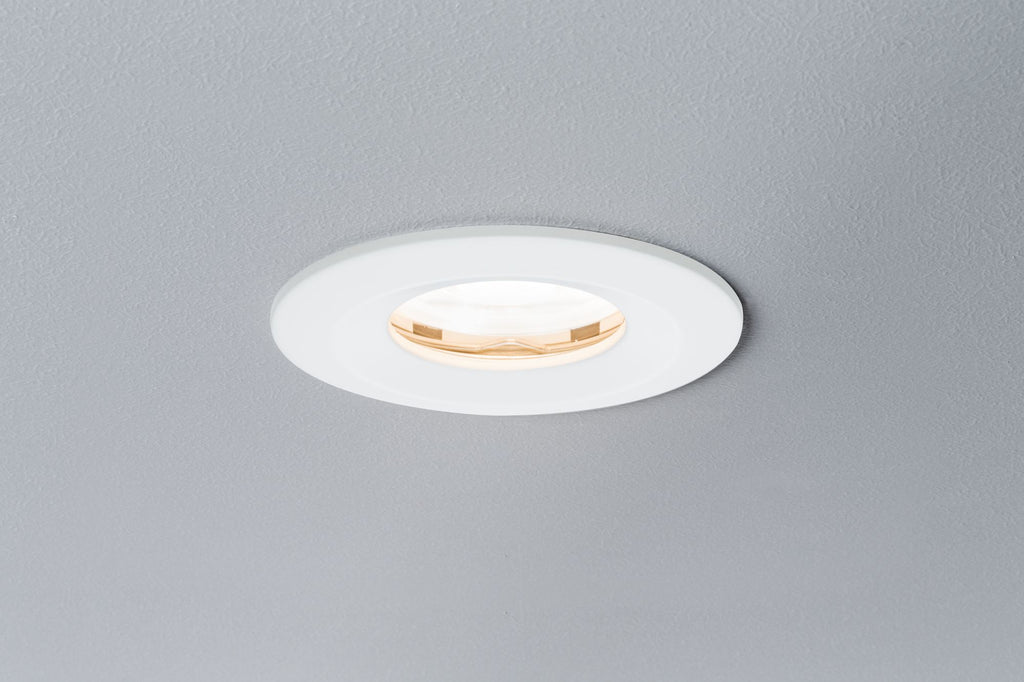 Paulmann Premium EBL Set Nova rund dim LED IP65 1x7W 230V GU10 51mm Weiß matt/Alu Zink