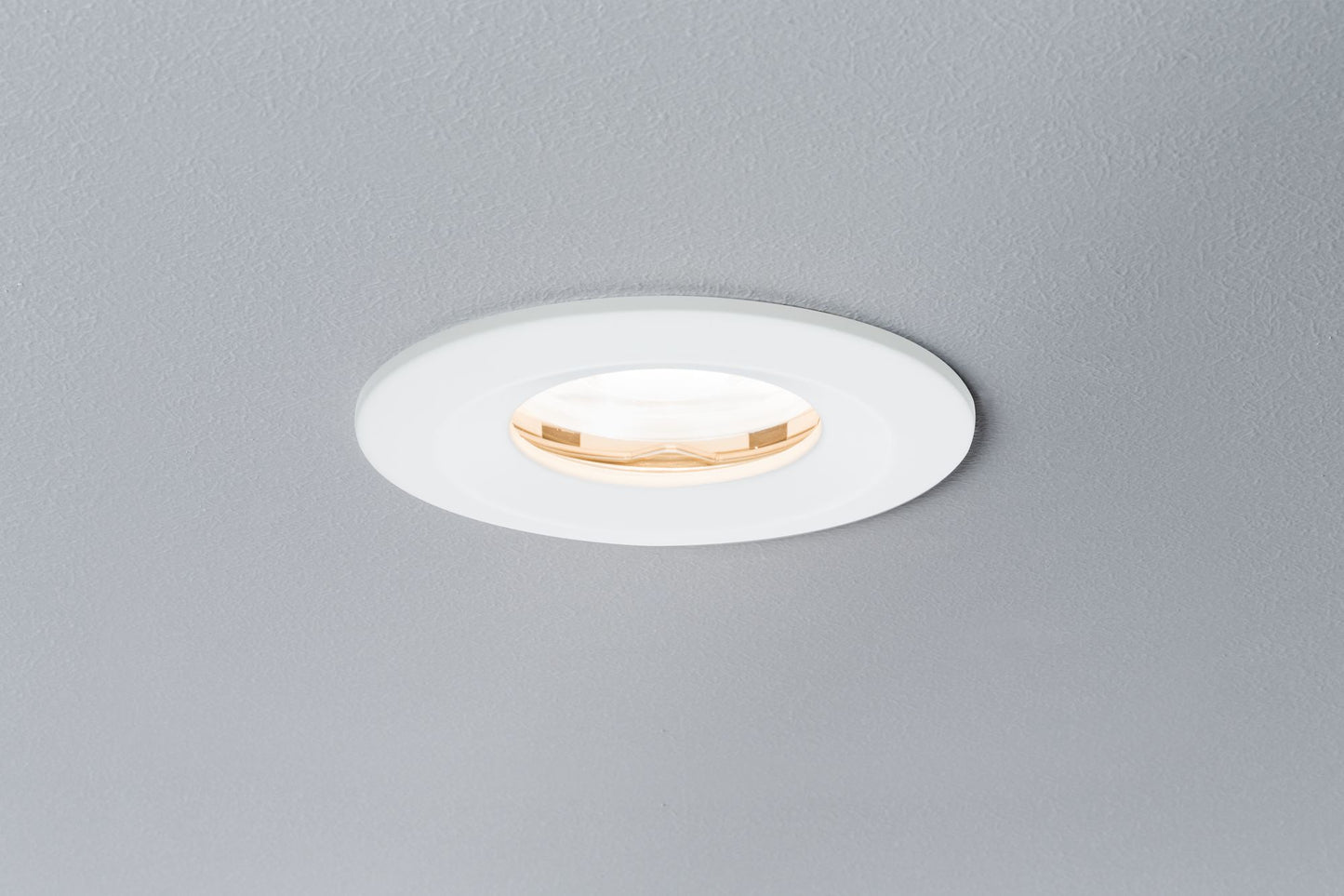 Paulmann Premium EBL Set Nova rund dim LED IP65 1x7W 230V GU10 51mm Weiß matt/Alu Zink