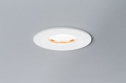 Paulmann Premium EBL Set Nova rund dim LED IP65 1x7W 230V GU10 51mm Weiß matt/Alu Zink