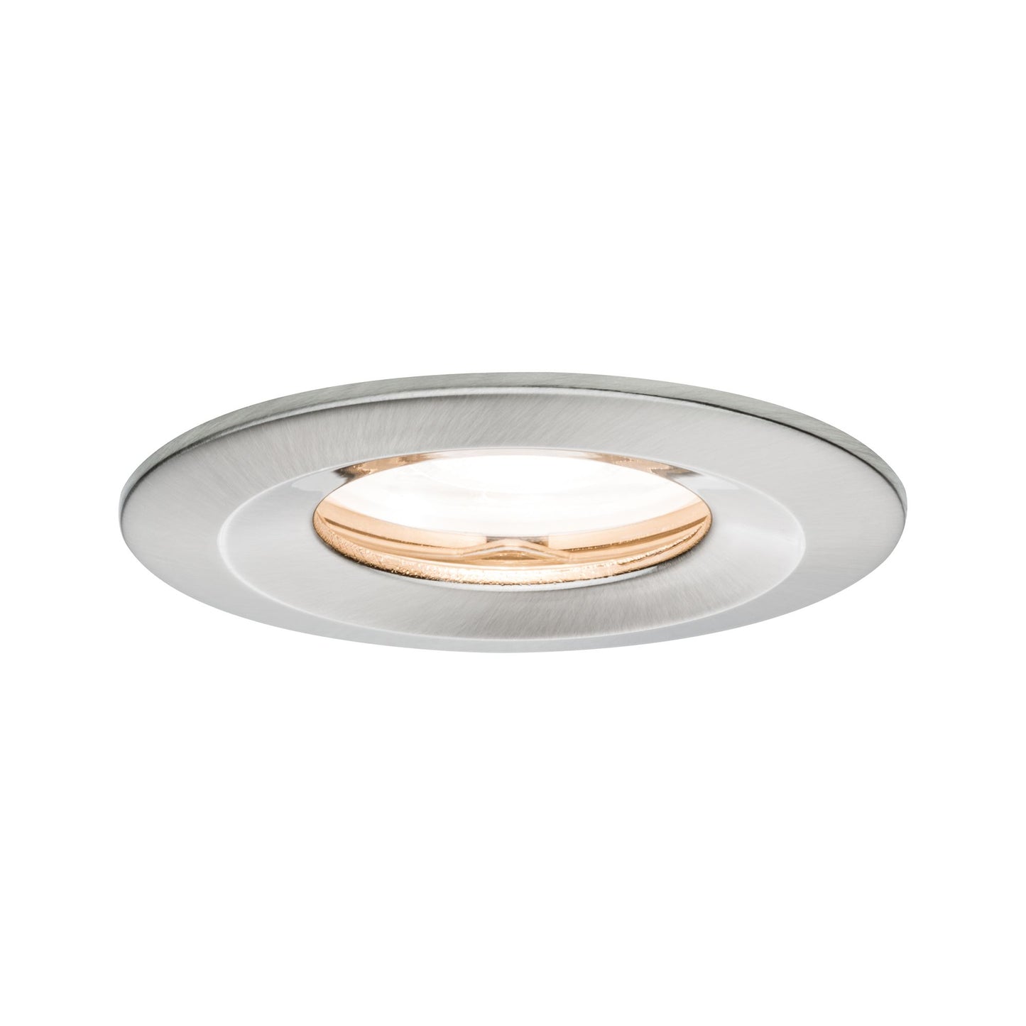 Paulmann Premium EBL Set Nova rund dim LED IP65 1x7W 230V GU10 51mm Eisen geb./Alu Zink