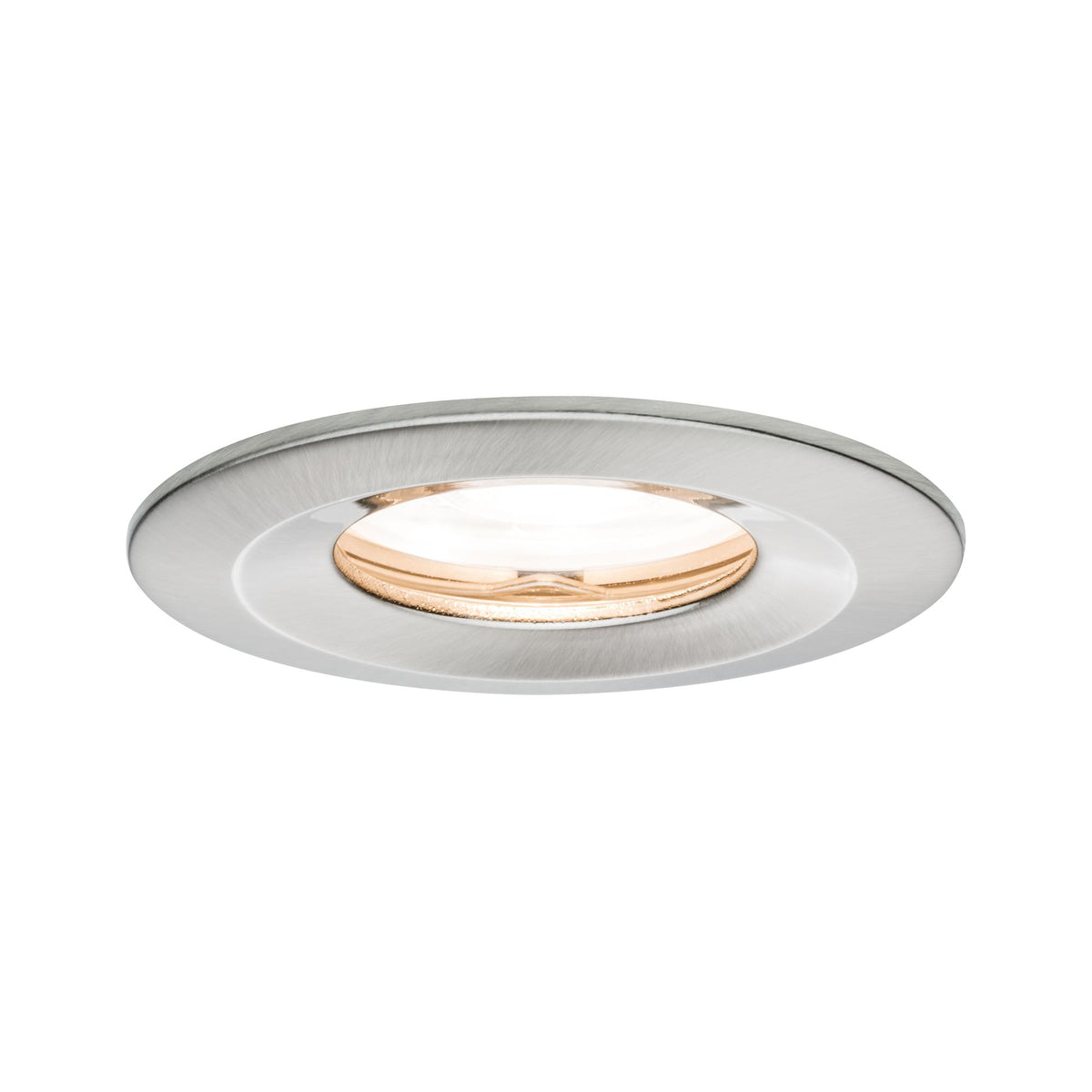 Paulmann Premium EBL Set Nova rund dim LED IP65 1x7W 230V GU10 51mm Eisen geb./Alu Zink