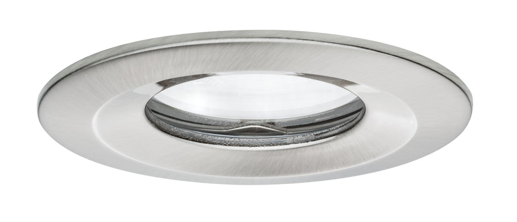 Paulmann Premium EBL Set Nova rund dim LED IP65 1x7W 230V GU10 51mm Eisen geb./Alu Zink