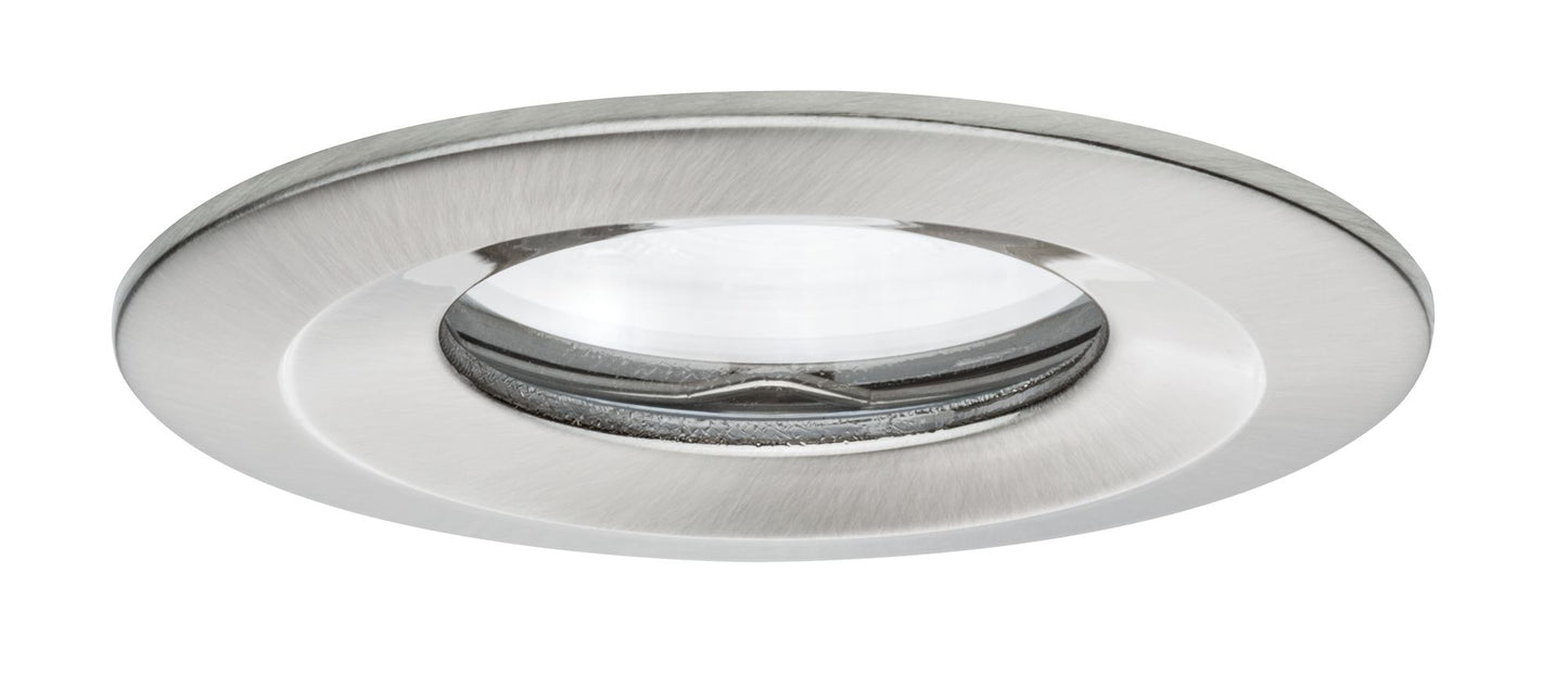 Paulmann Premium EBL Set Nova rund dim LED IP65 1x7W 230V GU10 51mm Eisen geb./Alu Zink