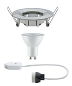 Paulmann Premium EBL Set Nova rund dim LED IP65 1x7W 230V GU10 51mm Eisen geb./Alu Zink