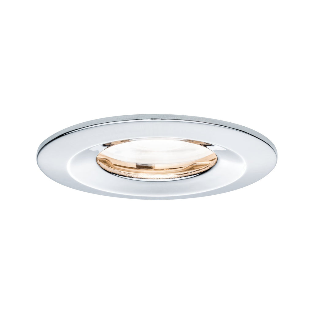 Paulmann Premium EBL Set Nova rund dim LED IP65 1x7W 230V GU10 51mm Chrom/Alu Zink