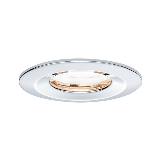 Paulmann Premium EBL Set Nova rund dim LED IP65 1x7W 230V GU10 51mm Chrom/Alu Zink